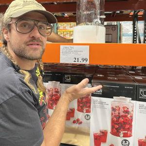 Glass Beverage Dispenser