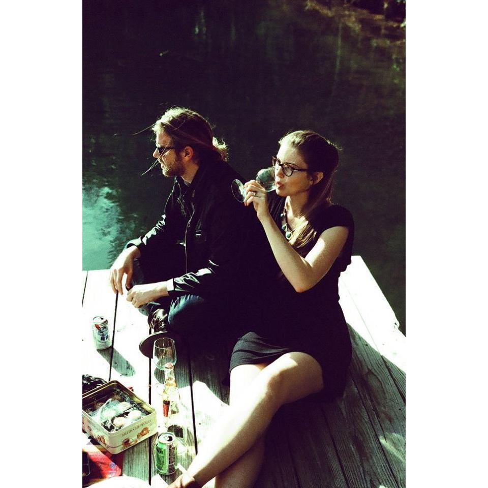 Taking it easy on one of our annual New Years eve trips to visit Olivia's Rhodes friends - photo by Joey Thibeault