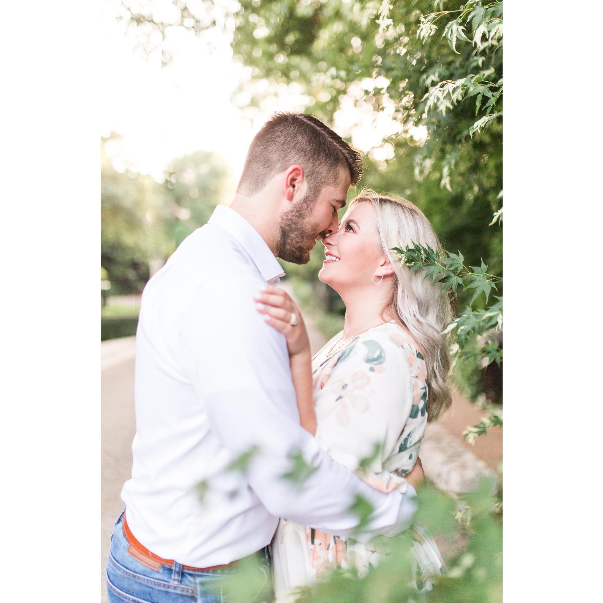 Our engagement photos with our awesome wedding photographer Sami!