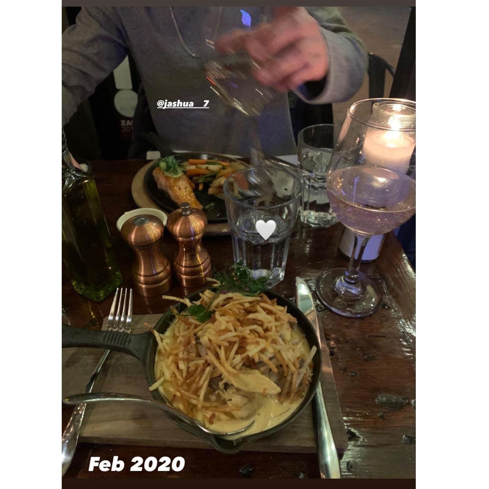 our first unofficial date in 2020
