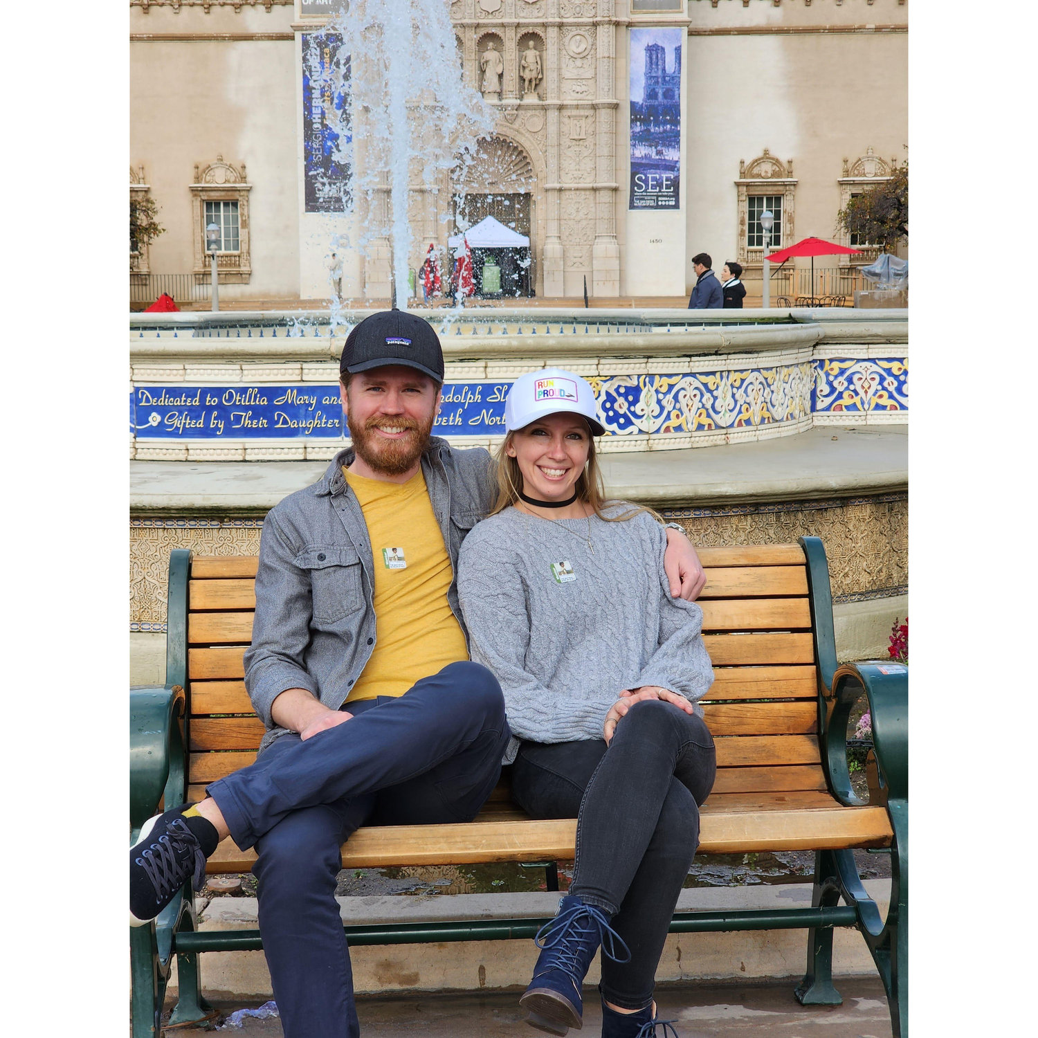 Our first date <3
San Diego Museum of Art
01/16/2023
(Just a girl, on a date, with a guy who gives her a shoulder hug...)