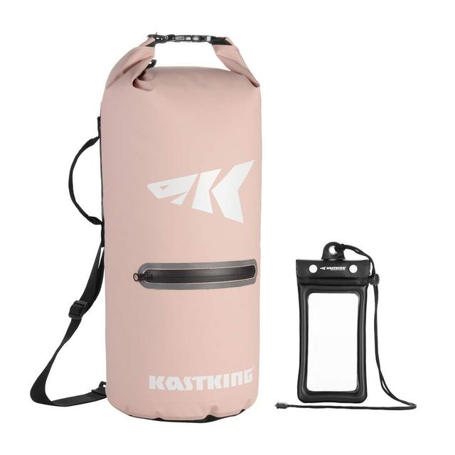 KastKing Cyclone Seal Dry Bag - 100% Waterproof Bag with Phone Case Front Zippered Pocket, Perfect for Beach, Fishing, Kayaking, Boating, Hiking, Camping, Biking, Skiing