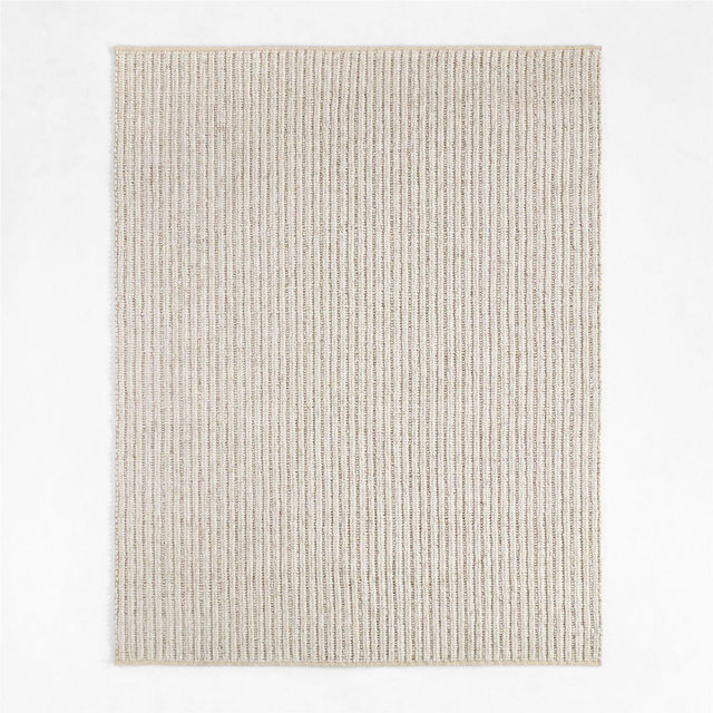 Prato Wool Ivory Area Rug 9'x12'