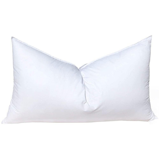 Pillowflex Synthetic Down Pillow Insert - 21x37 Down Alternative Pillow, Oversized King Bed Sleeping Pillow - Large Rectangle Polyester Pillow Sham Stuffer - 1 Decorative Pillow Form