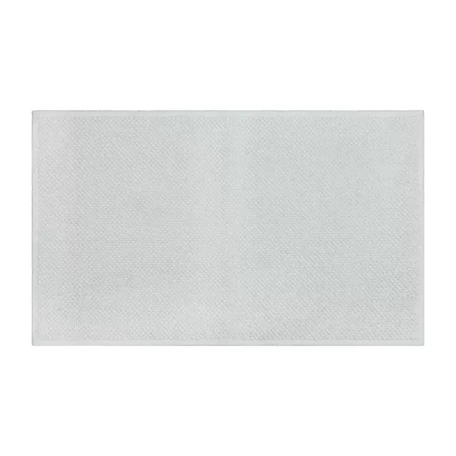 Haven™ 24" x 40" Chunky Loop Organic Cotton Bath Rug in Bright White