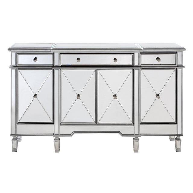 Contempo 60" Wide 3 Drawer Sideboard