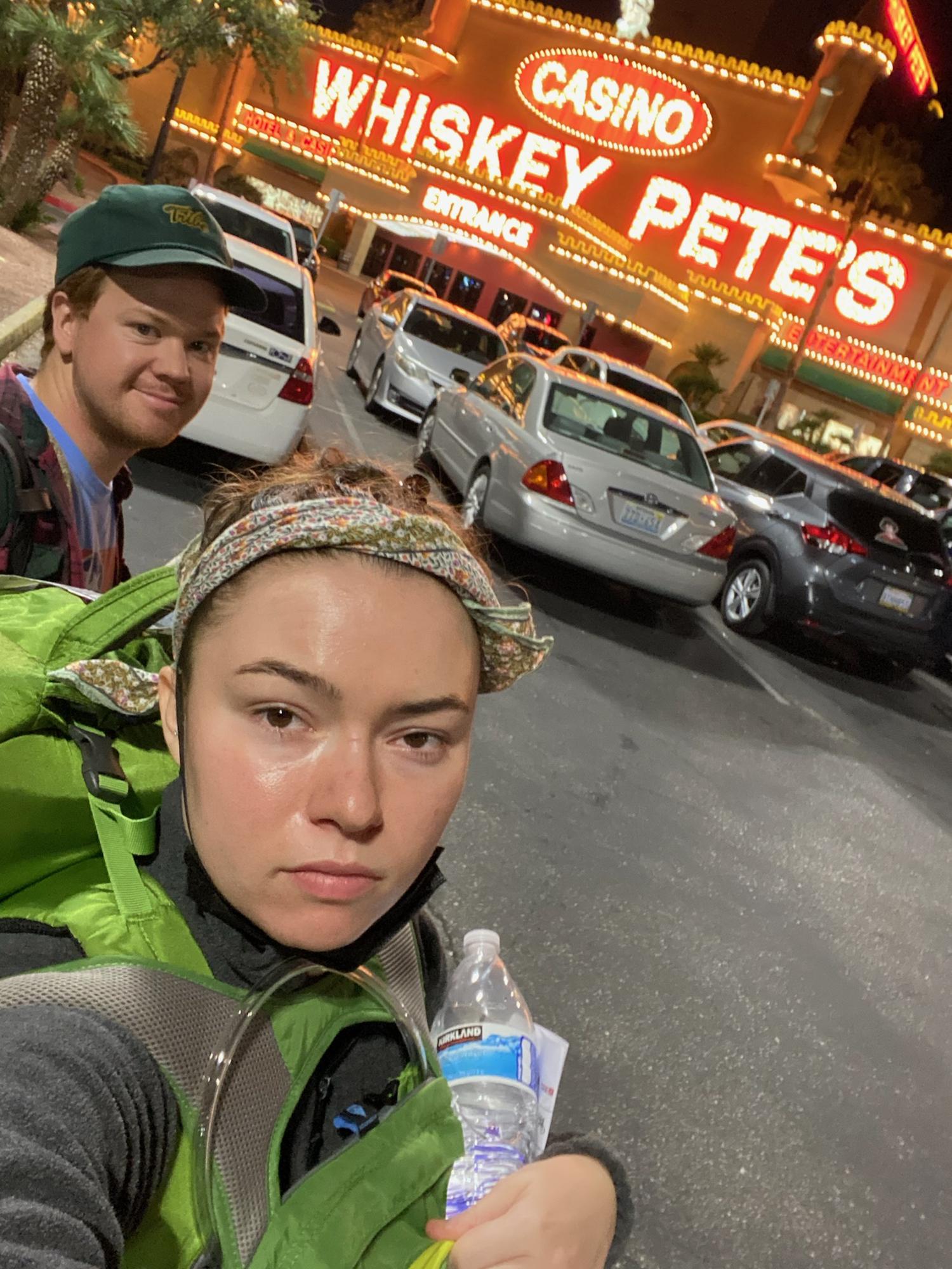 November 6, 2021: Sarah and Mickey hop from casino to casino (against their will). -Primm, NV