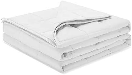 Weighted Idea Adult Weighted Blanket Adults 20 lbs (60''x80'', White)