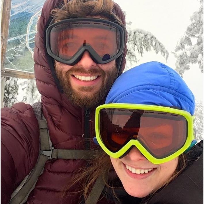 That time James realized how much he loves downhill skiing! And dad let me use the family hat. Zugspitze, Germany, December 2016