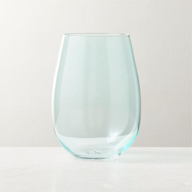 True Blue Stemless Wine Glass