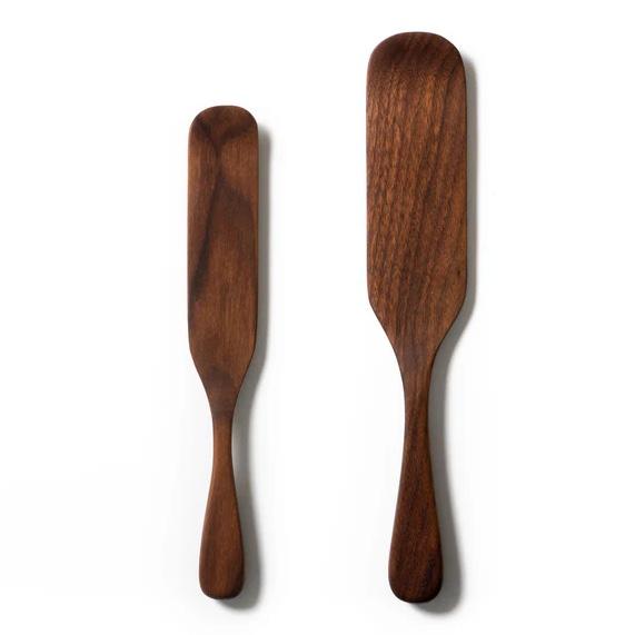 10” Wooden Spurtle - Walnut