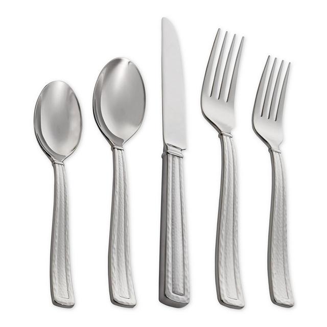 Michael Aram Stainless Steel Hammertone Collection 5-Pc. Flatware Set