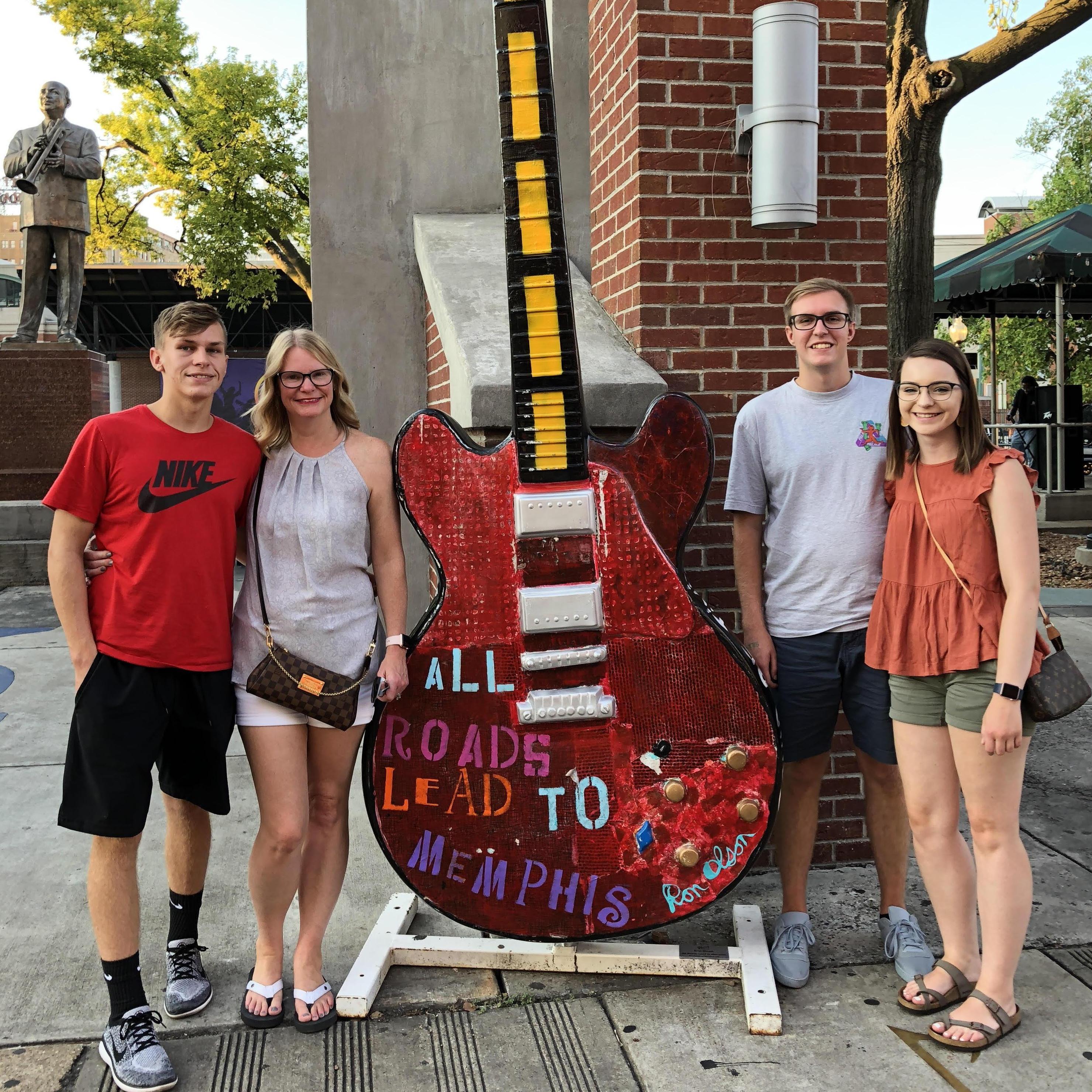 August 2, 2018 (Memphis, TN): Our first trip to Memphis before we moved there in 2019