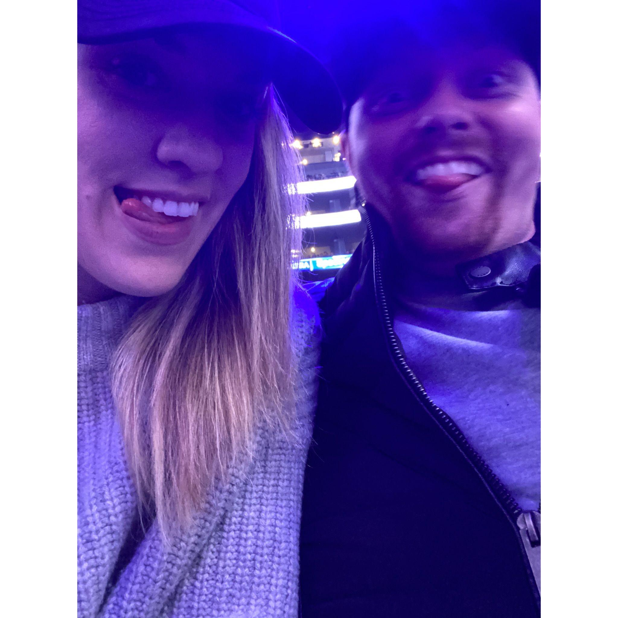 Taking in an NBA game in LA