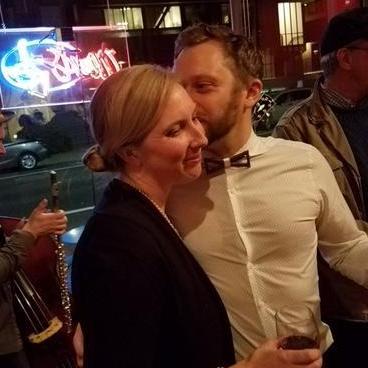 At our California engagement party!