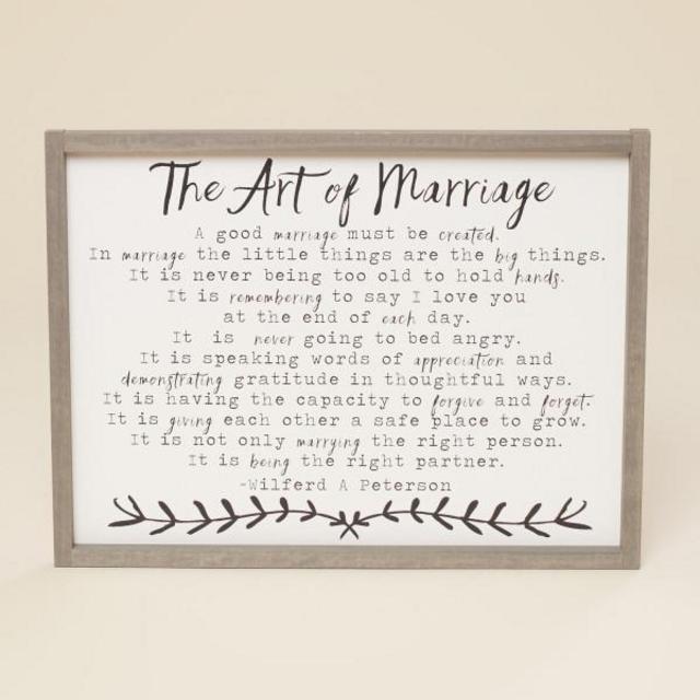 The Art Of Marriage Wall Art
