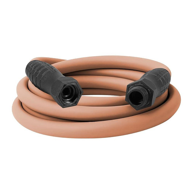 Flexzilla Colors SwivelGrip Garden Hose 5/8 in. x 10 ft., Lightweight All-Weather Water Hose, Durable and Flexible, Leak-Free Connections, Red Clay