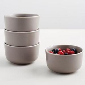 Mason Berry Bowl, Set of 4 - Graphite Gray