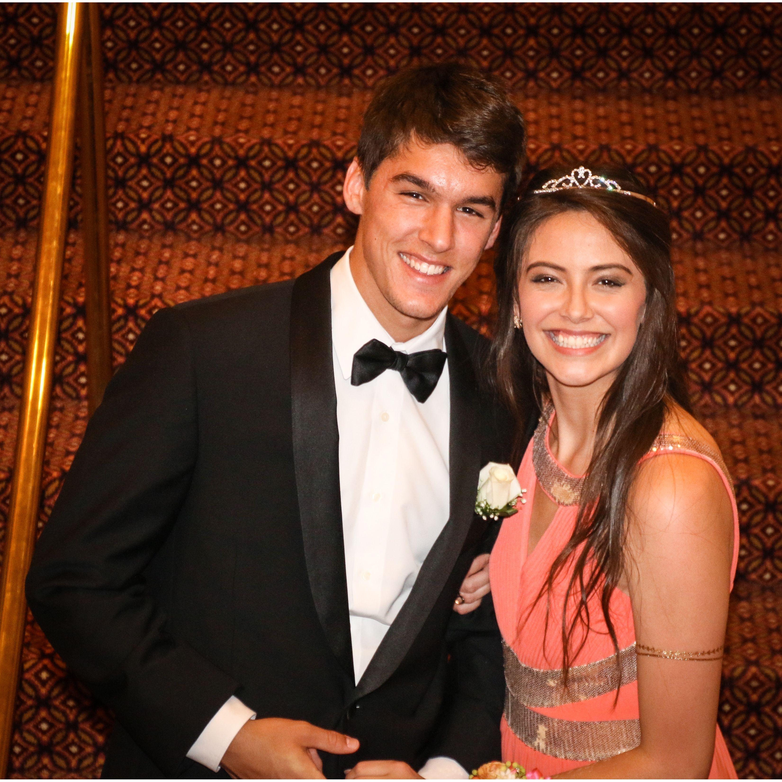 Senior Prom :) Jessica was on the Prom Court and Sam was as handsome as ever.