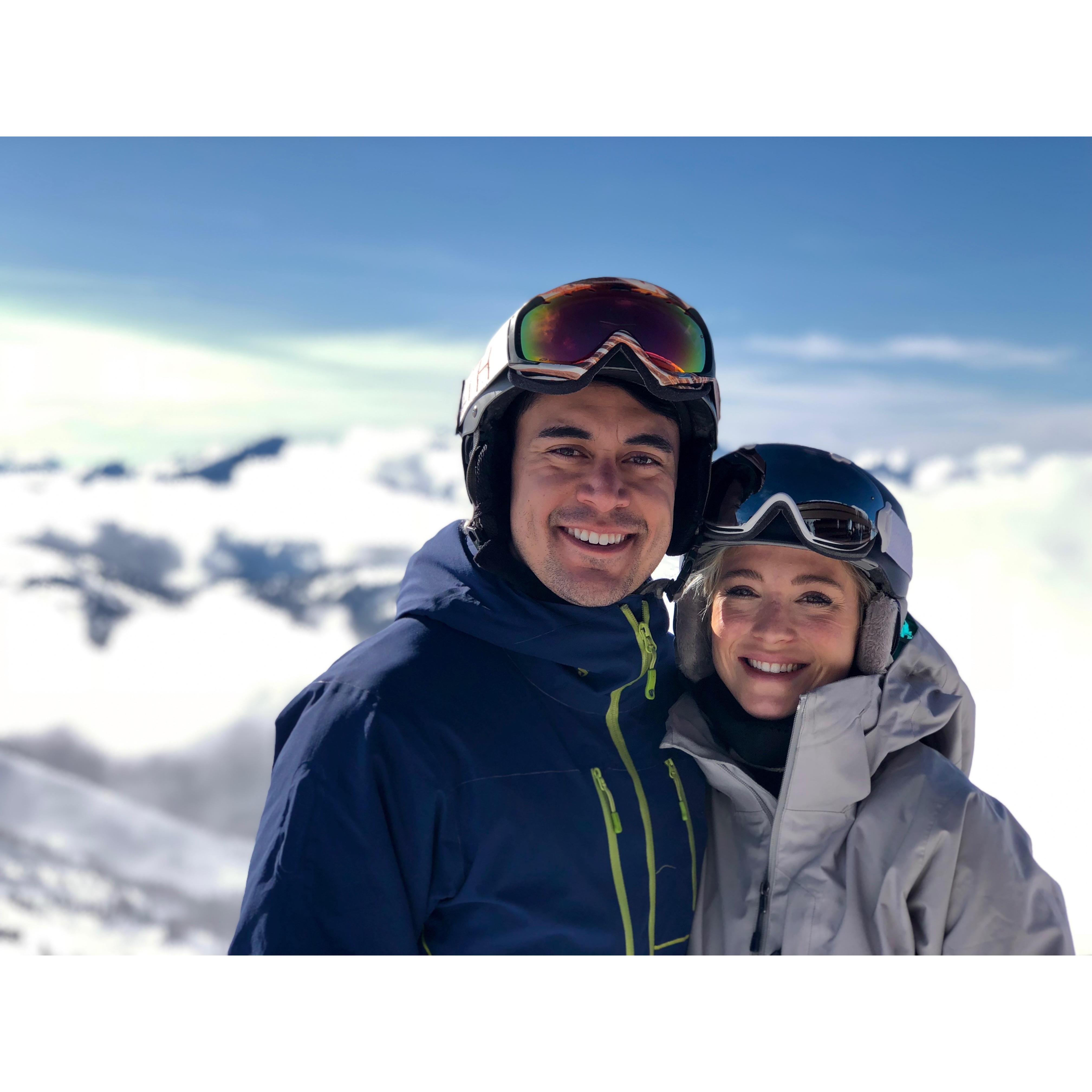 Skiing Whistler Blackcomb