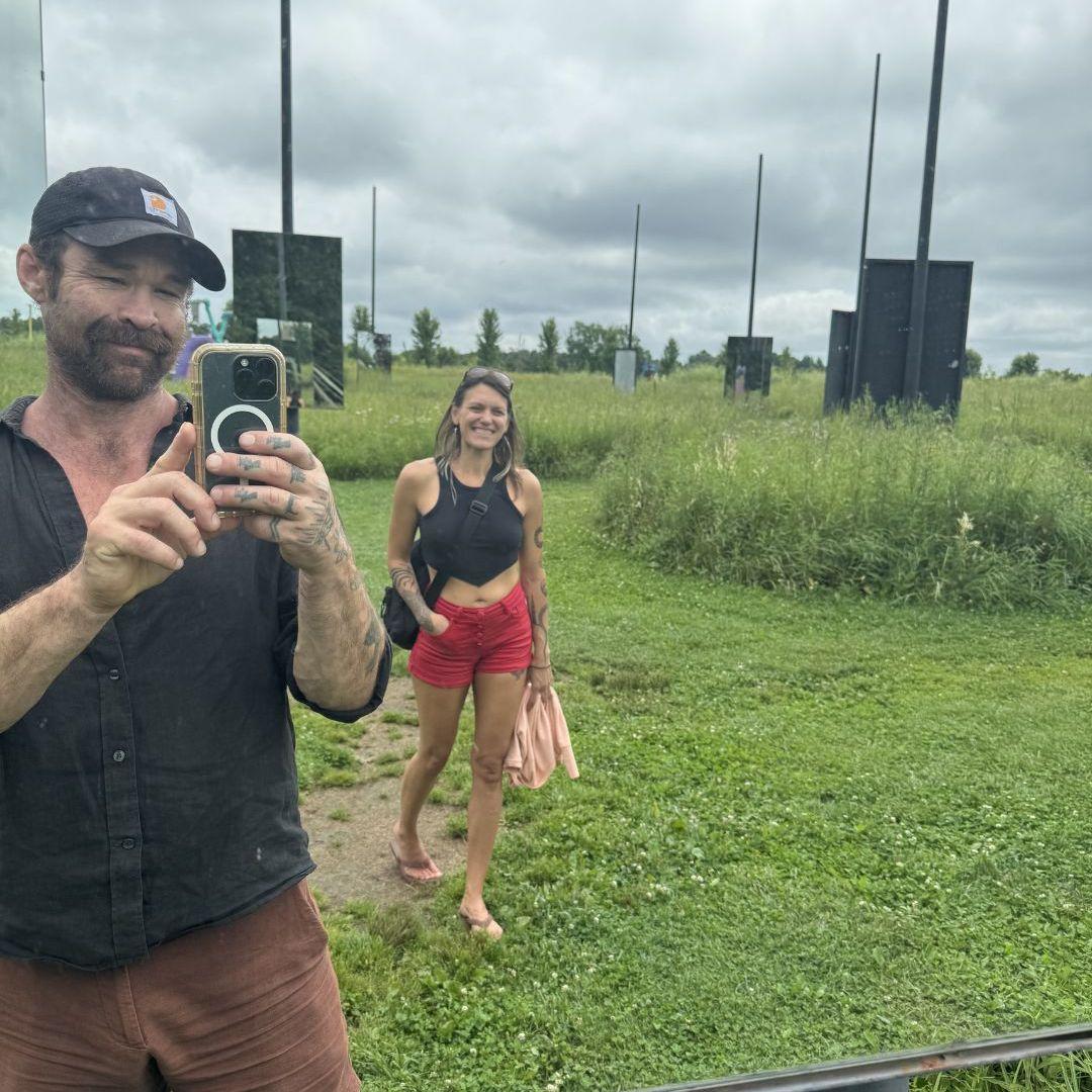 Visiting a sculpture garden somewhere in Wisconsin (summer 2025)