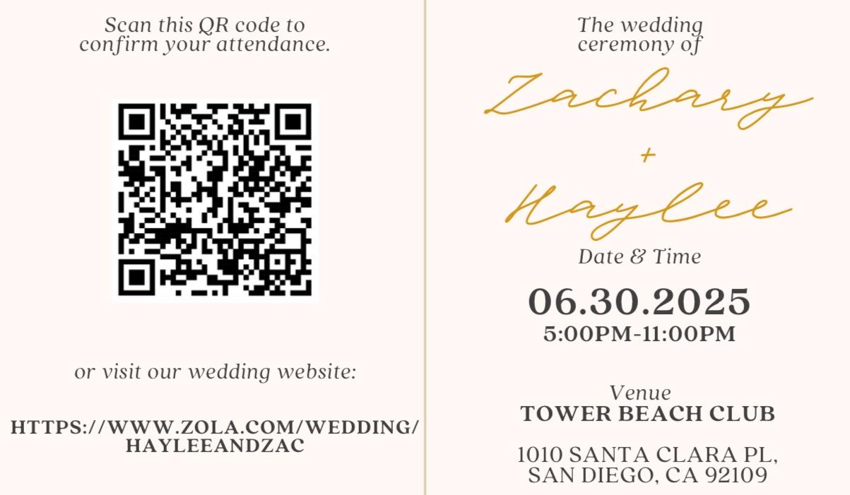 The Wedding Website of Haylee Thiel and Zachary Charles