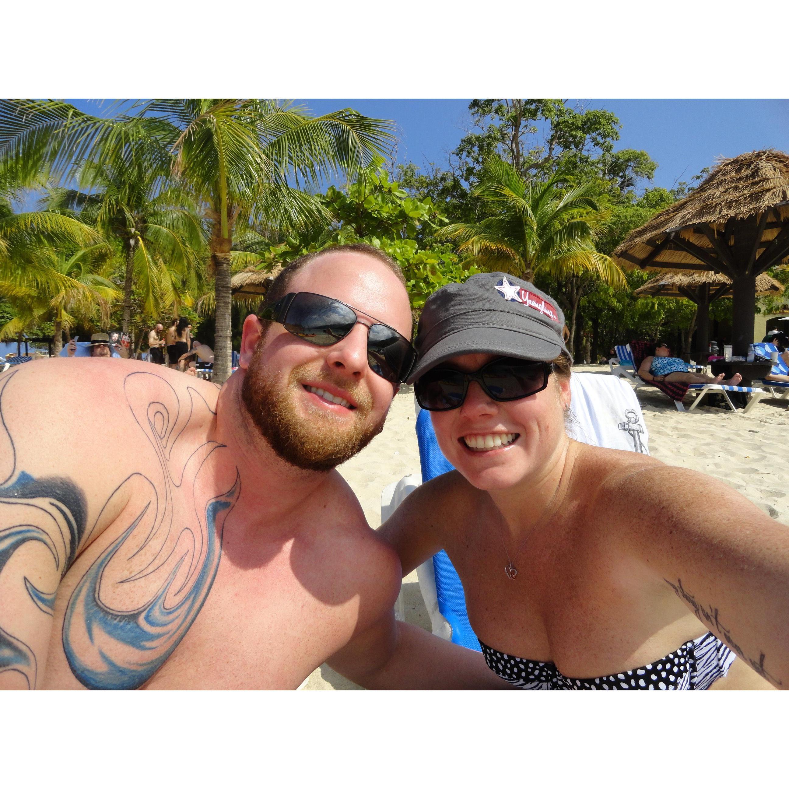 Our first vacation together back in 2017