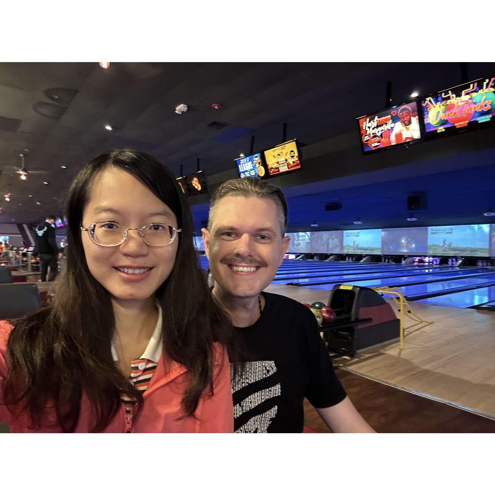 First Time Bowling Together