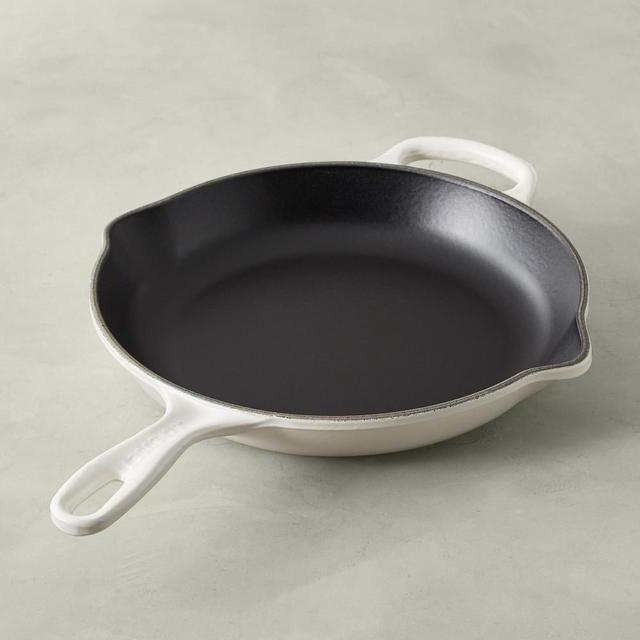 Le Creuset Cast-Iron Fry Pan, 10 1/4", Matte White