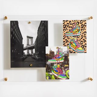 Popster Easy Change Memo Board + Magnet Wall Frame