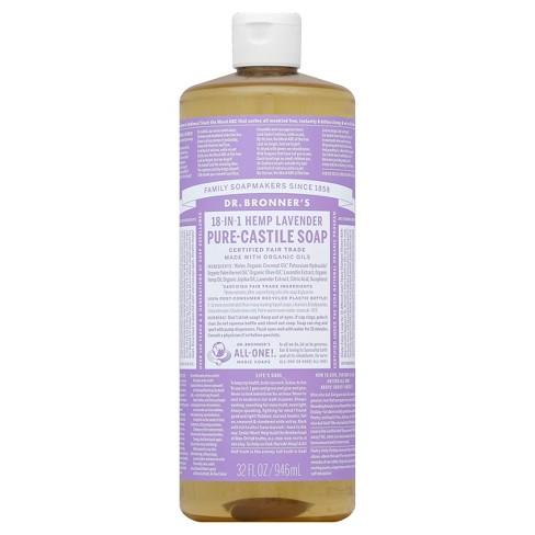 Dr. Bronner's Lavender Pure Castile Soap - 32 fl oz