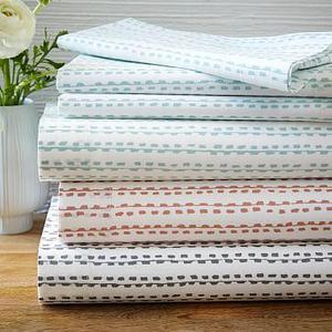 Organic Hand Drawn Stripe Sheet Set