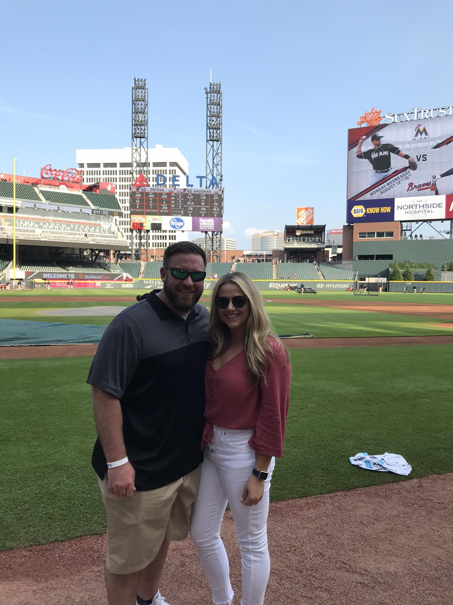 Braves batting practice
