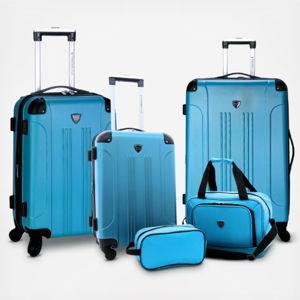Traveler's Club Chicago 5-Piece Hardside Rolling Luggage Collection