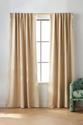 Luxe Linen Blend Blackout Curtain