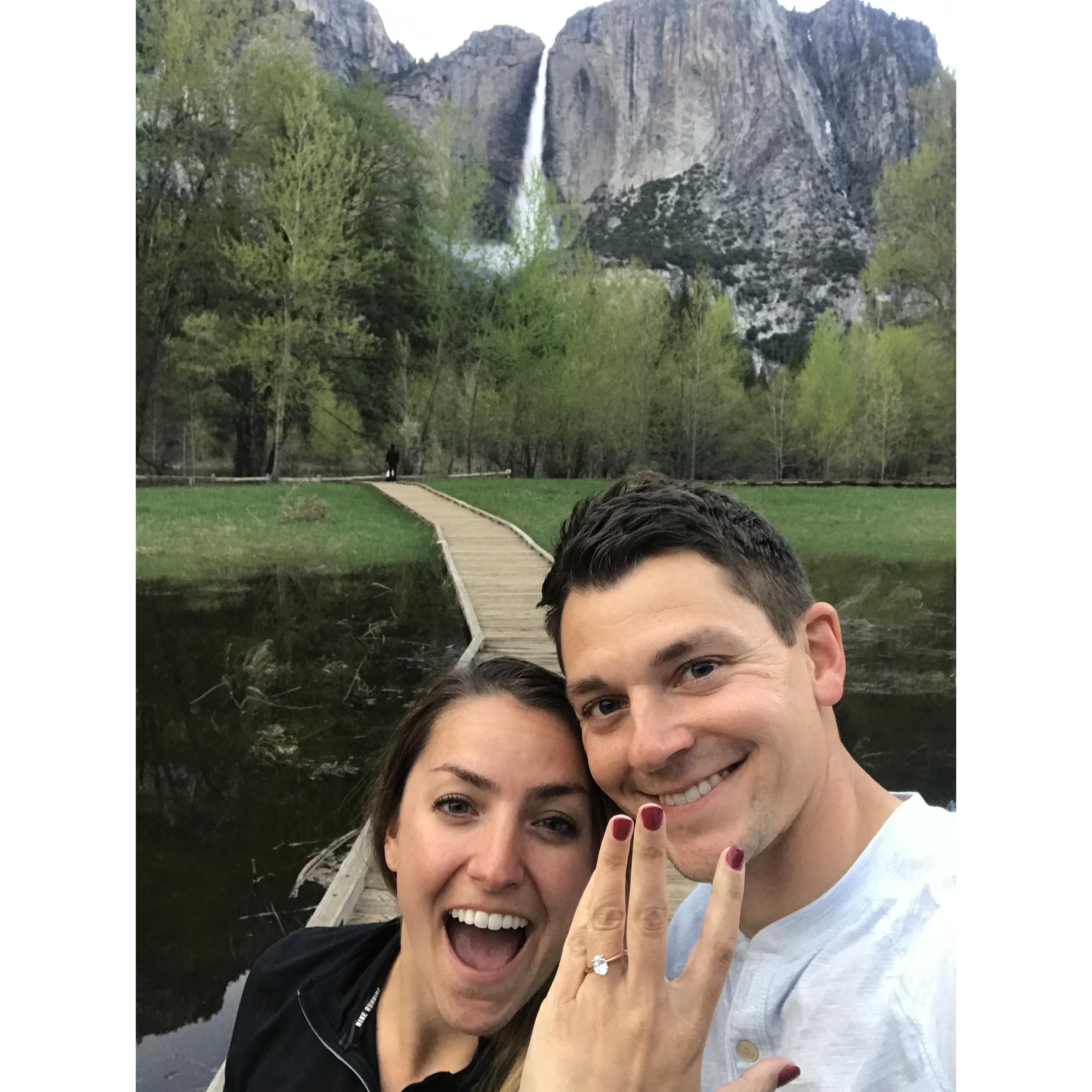 Post-engagement excitement!