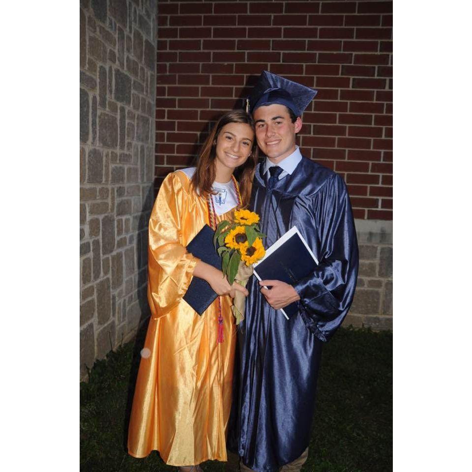 High school graduation, 2017.