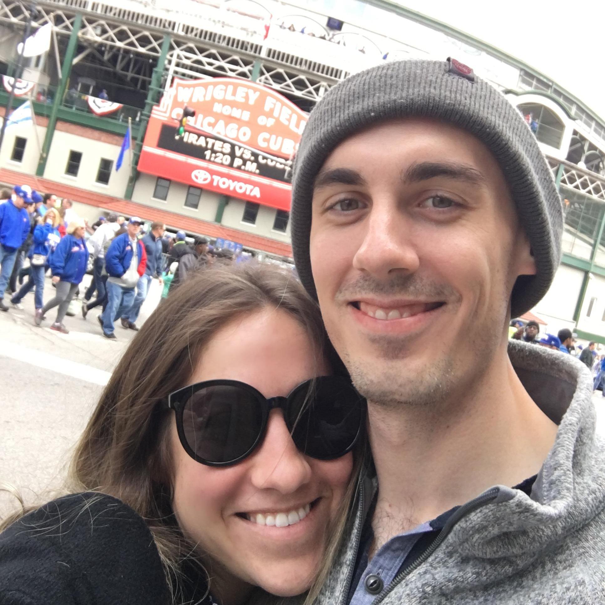 The world famous Wrigley Field. A true honour