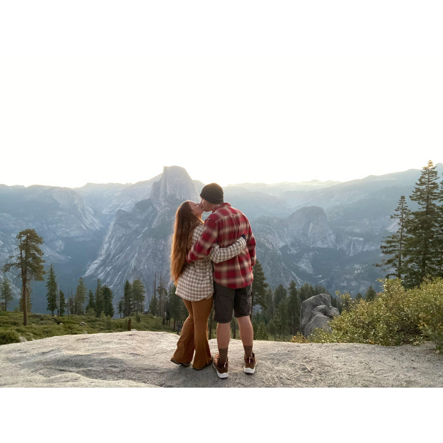 Photos we took right before he popped the question