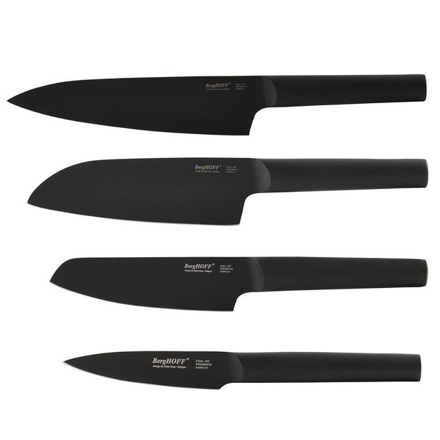 Berghoff Ron 4-Piece Knife Set, Black