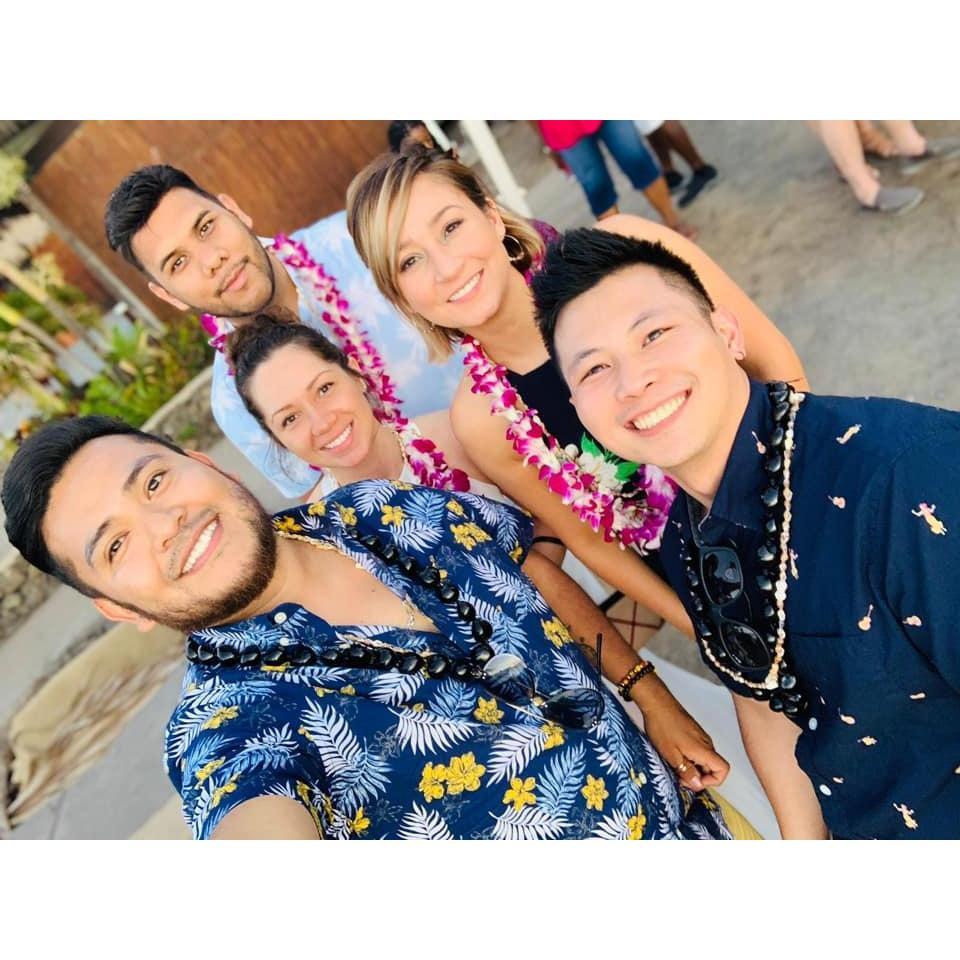 With friend's in Hawaii!