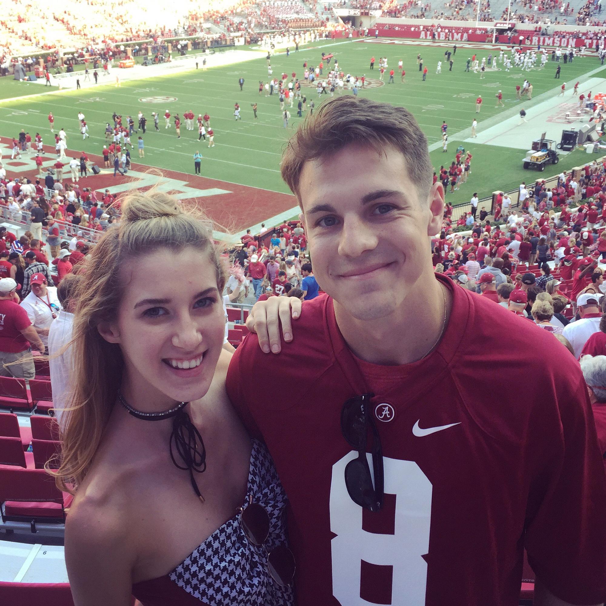 Fall 2016
Roll tide! One of our first Alabama football games