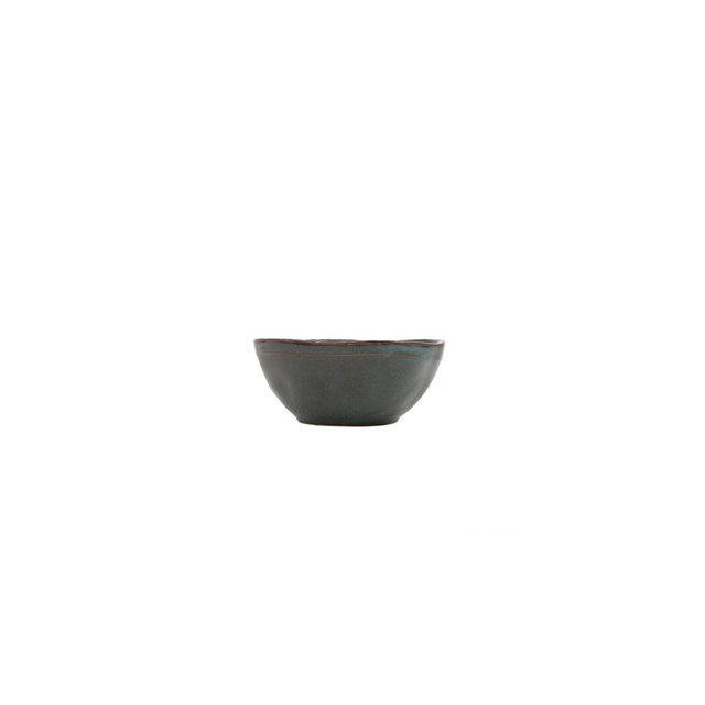 D&V Ston Porcelain Dinnerware Bowl, 5.5-Inch, Set of 6, Twilight