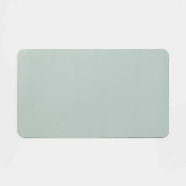 Non-Slip Rollup Desk Mat Green - Brightroom™