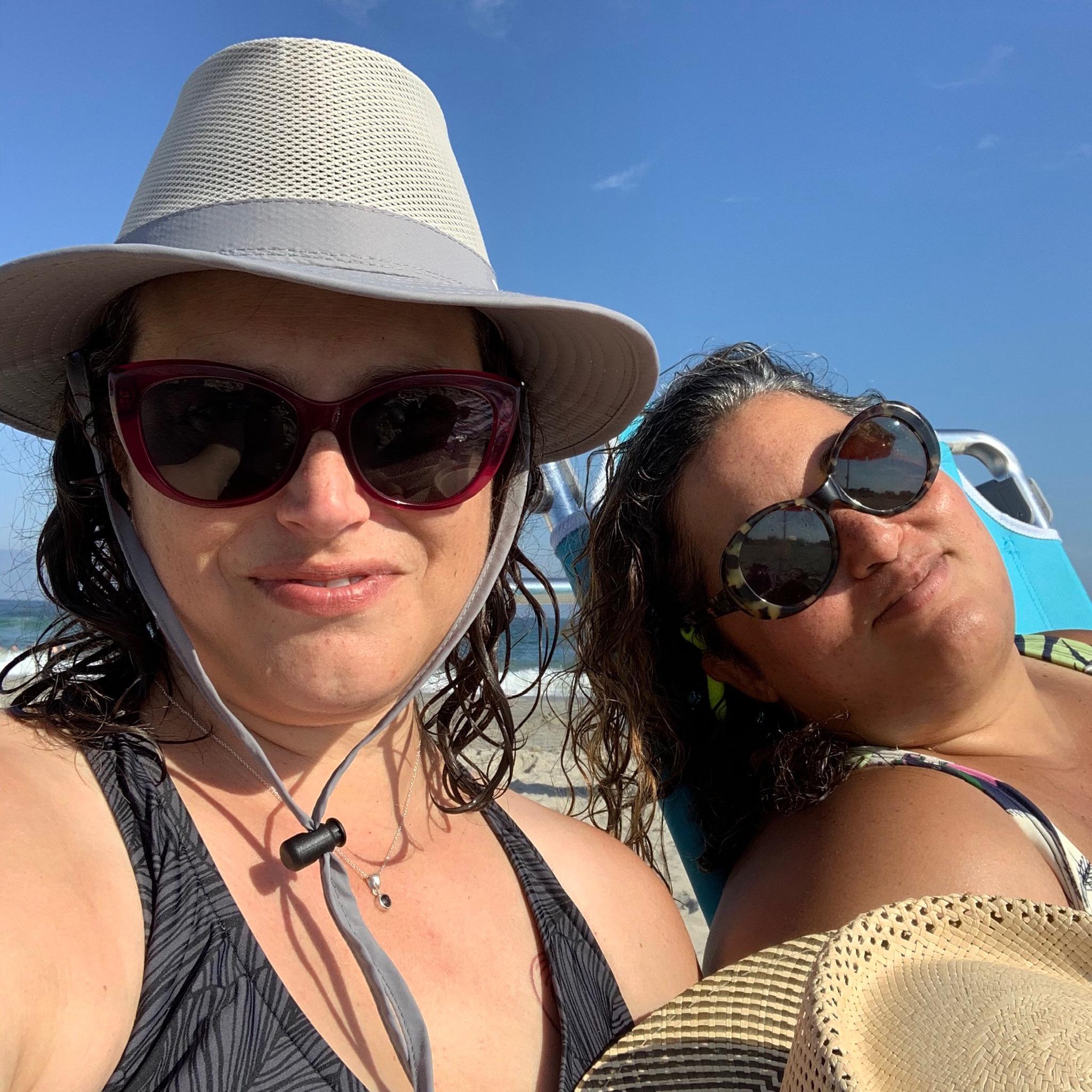 Doing summer in our hats. - Strathmere, NJ