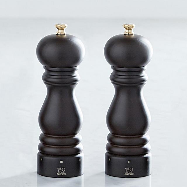 Peugeot Paris U Select Chocolate Salt & Pepper Mills Set, 7"