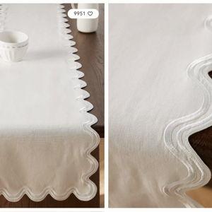 Madeline Embroidered Table Runner