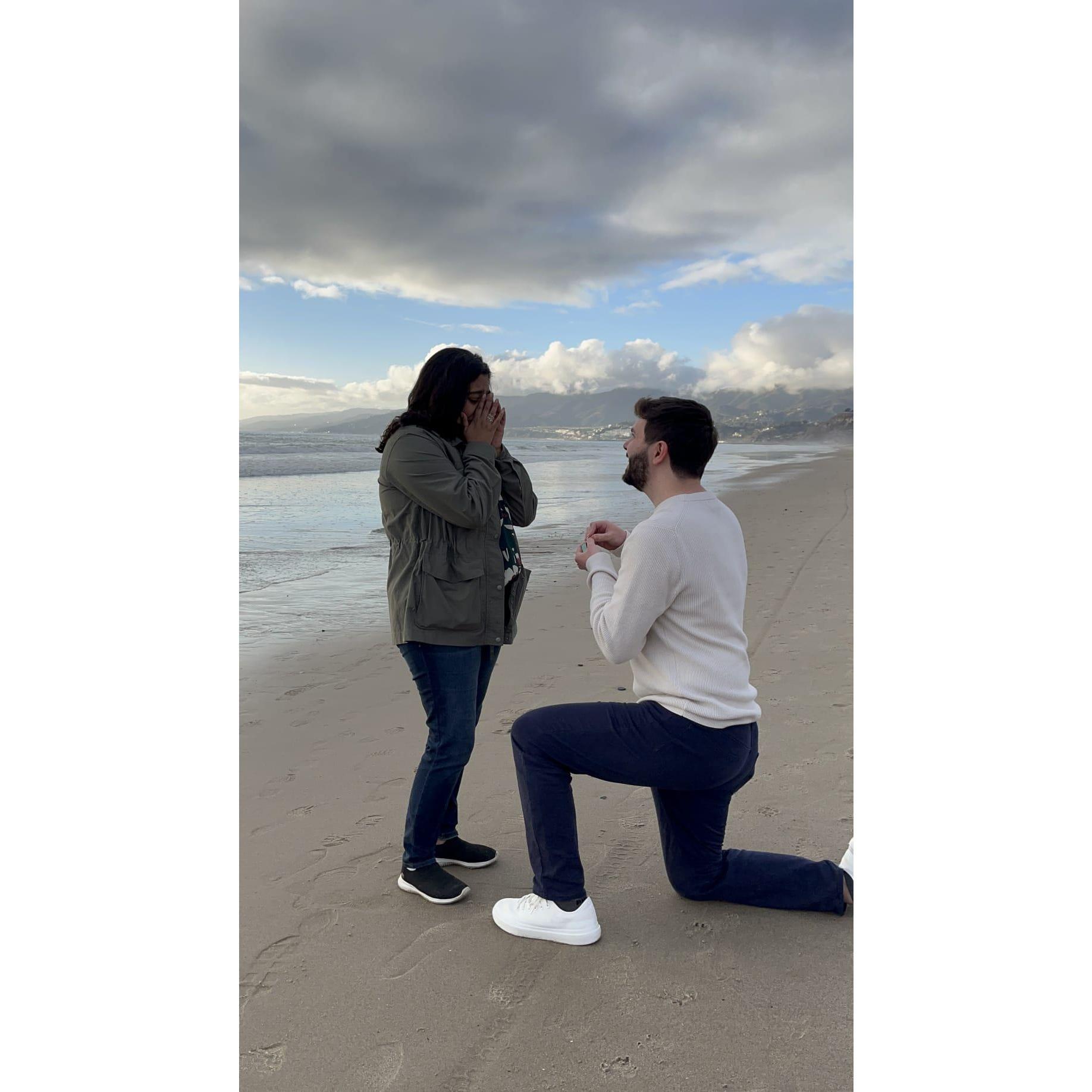 The Proposal! Palisades Park, CA, December 2024