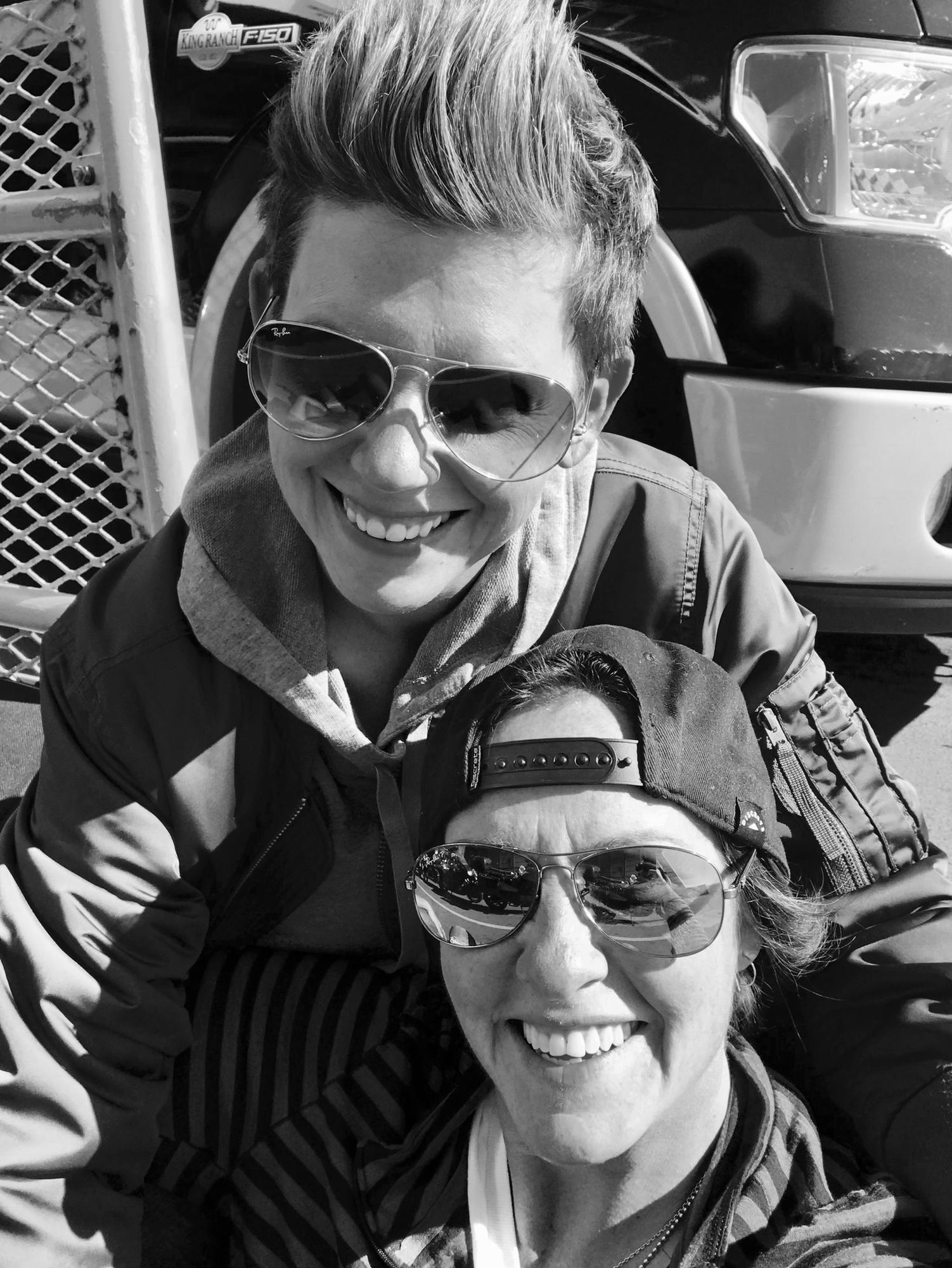 The first photo of the two of us ever. July 2018