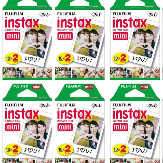 Fujifilm Instax Mini Instant Film (6 Twin Packs, 120 Total Pictures) for Instax Cameras